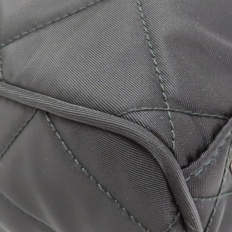 黑色 尼龍帆布 肩背包【PRADA 普拉達】-10