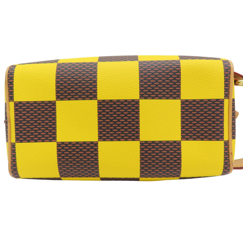 黃色 棋盤格 Locker Dopp Kit 手提包【LOUIS VUITTON LV 路易威登】 N40567-3