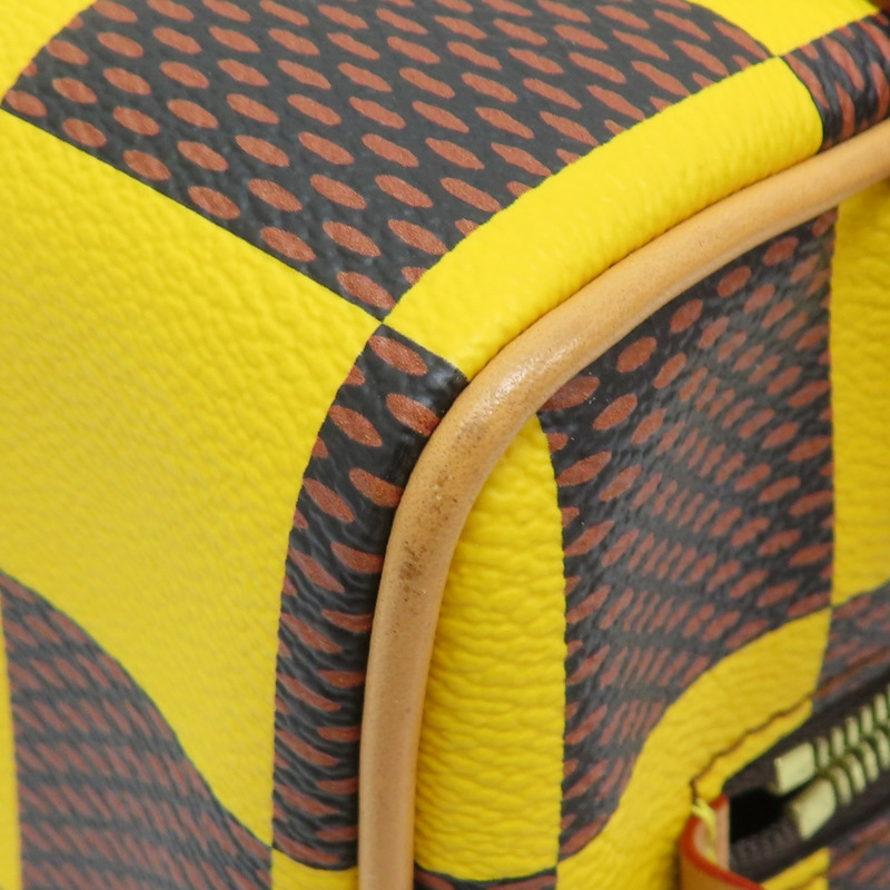 黃色 棋盤格 Locker Dopp Kit 手提包【LOUIS VUITTON LV 路易威登】 N40567-8