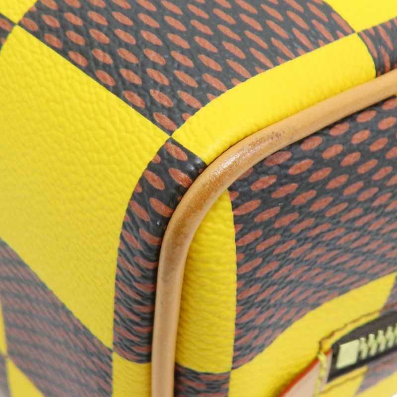 黃色 棋盤格 Locker Dopp Kit 手提包【LOUIS VUITTON LV 路易威登】 N40567-10