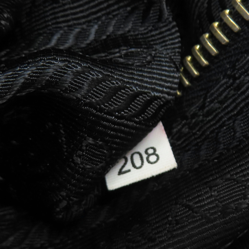 黑色尼龍 兩用包 金扣【PRADA 普拉達】-8