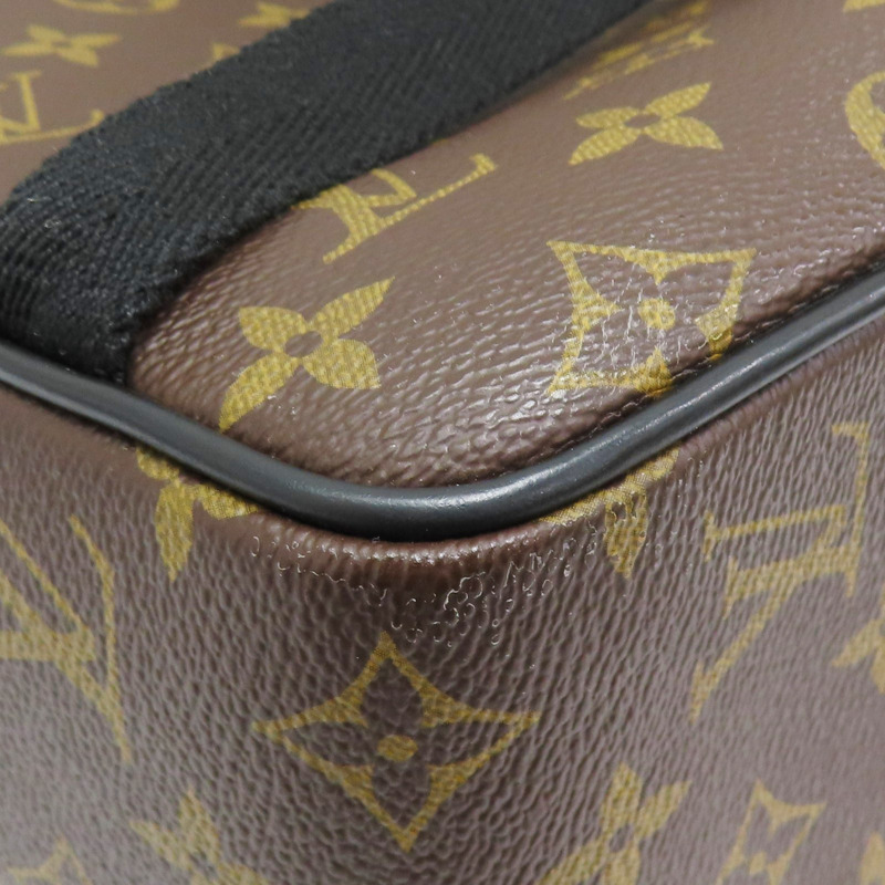 棕色 原花 PVC塗層帆布 後背包【LOUIS VUITTON LV 路易威登】 M41530-11