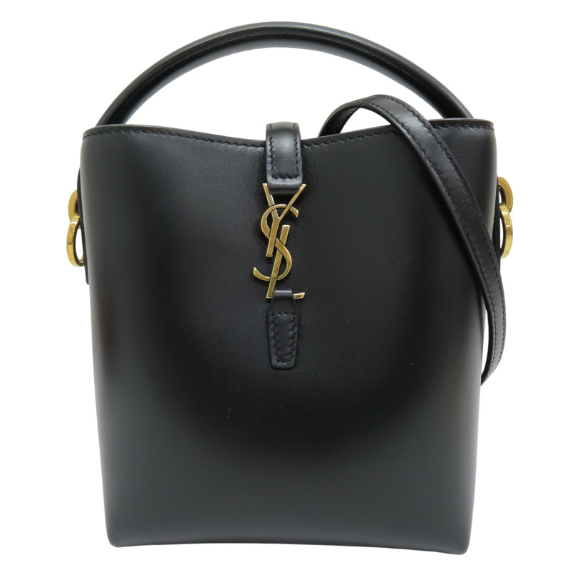黑色 牛皮 LE 37 mini 肩背包【SAINT LAURENT 聖羅蘭】 7658702R20W1000-0