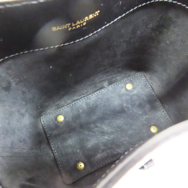 黑色 牛皮 LE 37 mini 肩背包【SAINT LAURENT 聖羅蘭】 7658702R20W1000-4