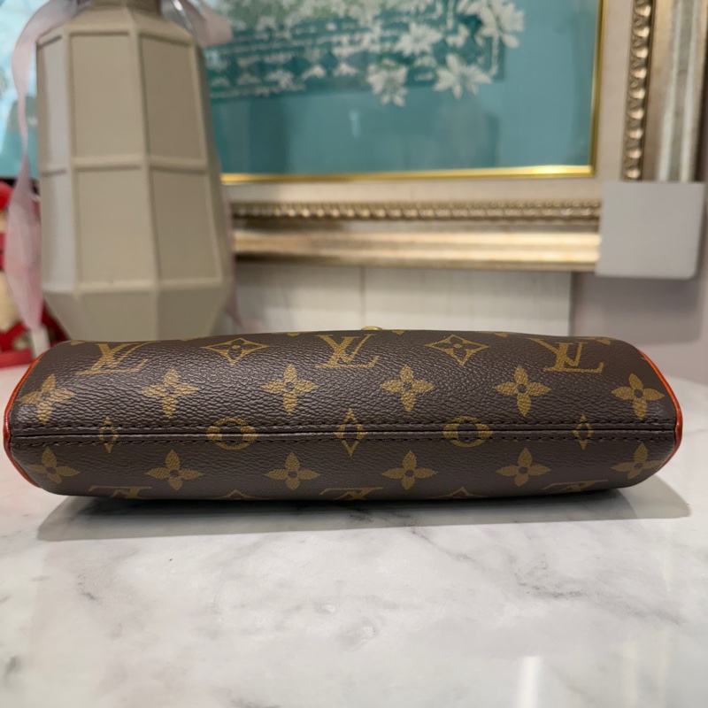 🌟新款麻將包🌟LV 原花Pochette Tirette金釦手提肩斜背麻將包M12859-2