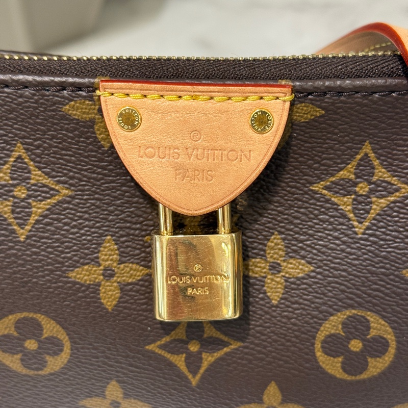 🌟新款麻將包🌟LV 原花Pochette Tirette金釦手提肩斜背麻將包M12859-9