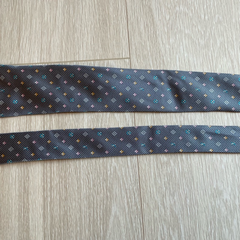 LV Louis Vuitton 藍色老花領帶 👔-6