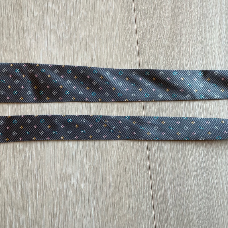LV Louis Vuitton 藍色老花領帶 👔-7