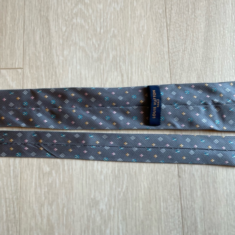 LV Louis Vuitton 藍色老花領帶 👔-10