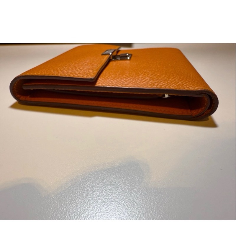 Hermes Clic 12 leather wallet-4