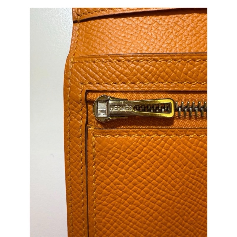 Hermes Clic 12 leather wallet-5