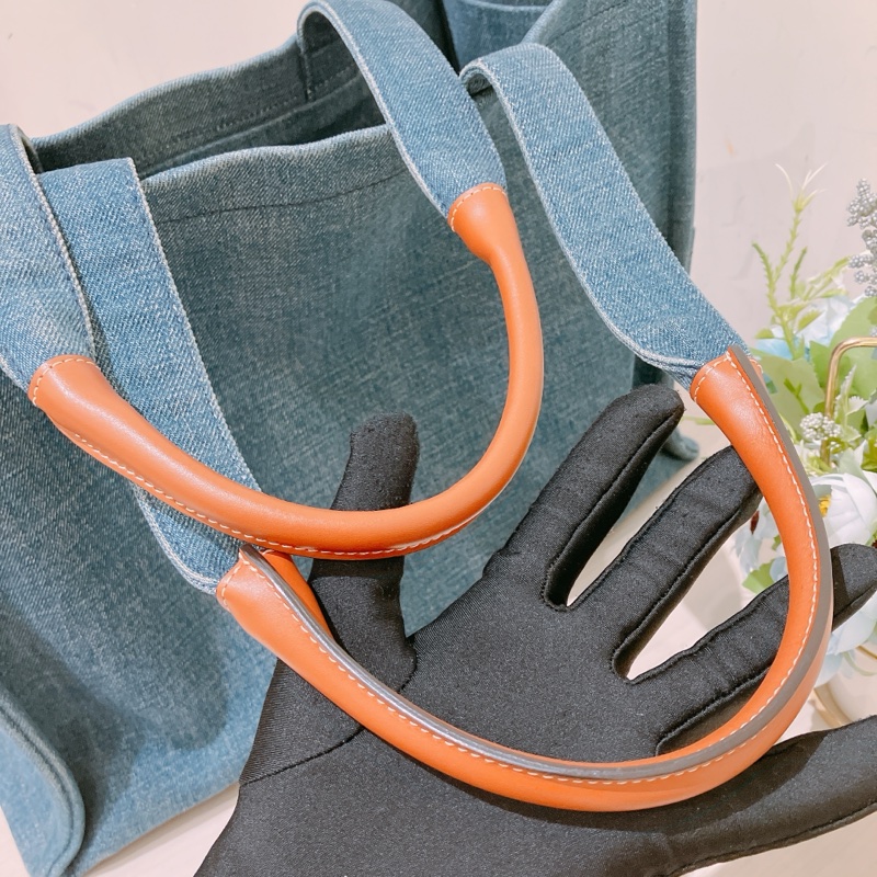 TK1828 CELINE 思琳大號牛仔布手拿包包CABAS DENIM TOTE BAG-13