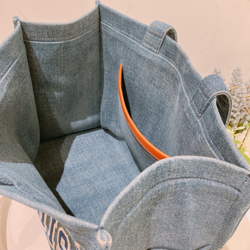 TK1828 CELINE 思琳大號牛仔布手拿包包CABAS DENIM TOTE BAG-16