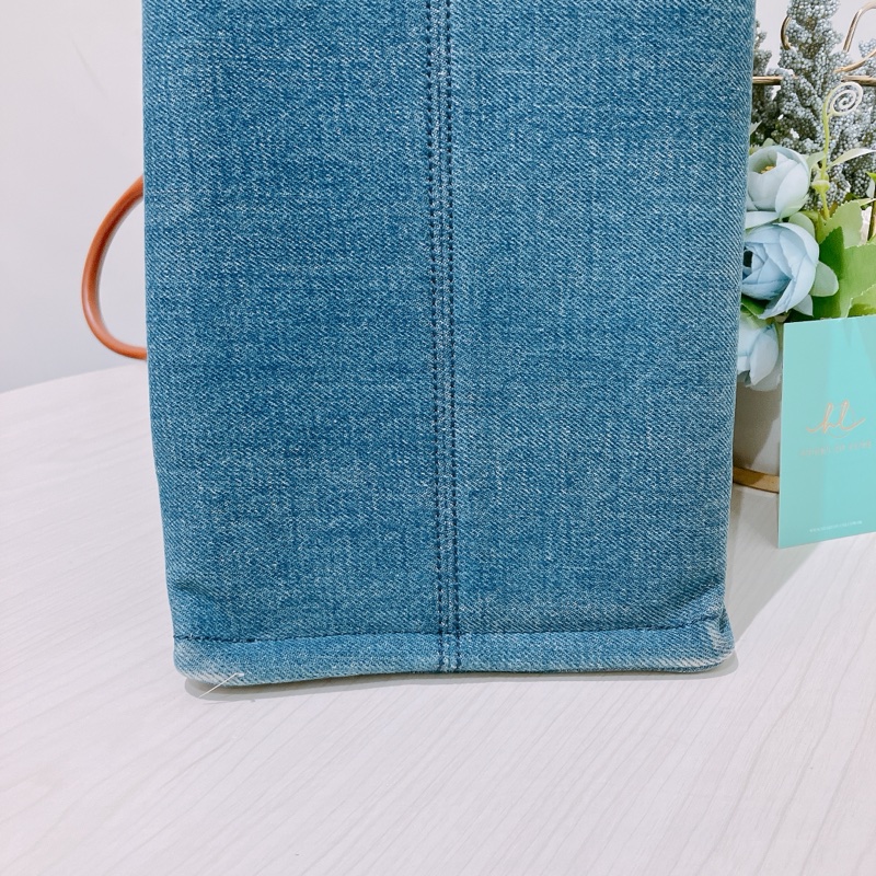 TK1828 CELINE 思琳大號牛仔布手拿包包CABAS DENIM TOTE BAG-22