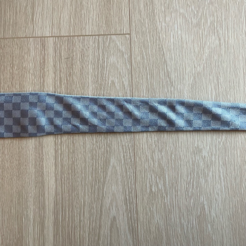 LV Louis Vuitton Damier 藍色棋盤格領帶 👔-6