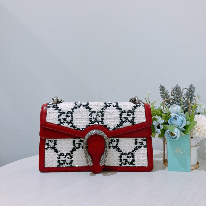 TK1829 GUCCI 古馳經典大花紋翻蓋式鍊帶包包GG SHW DIONYSUS CHAIN SHOULDER BAG-0