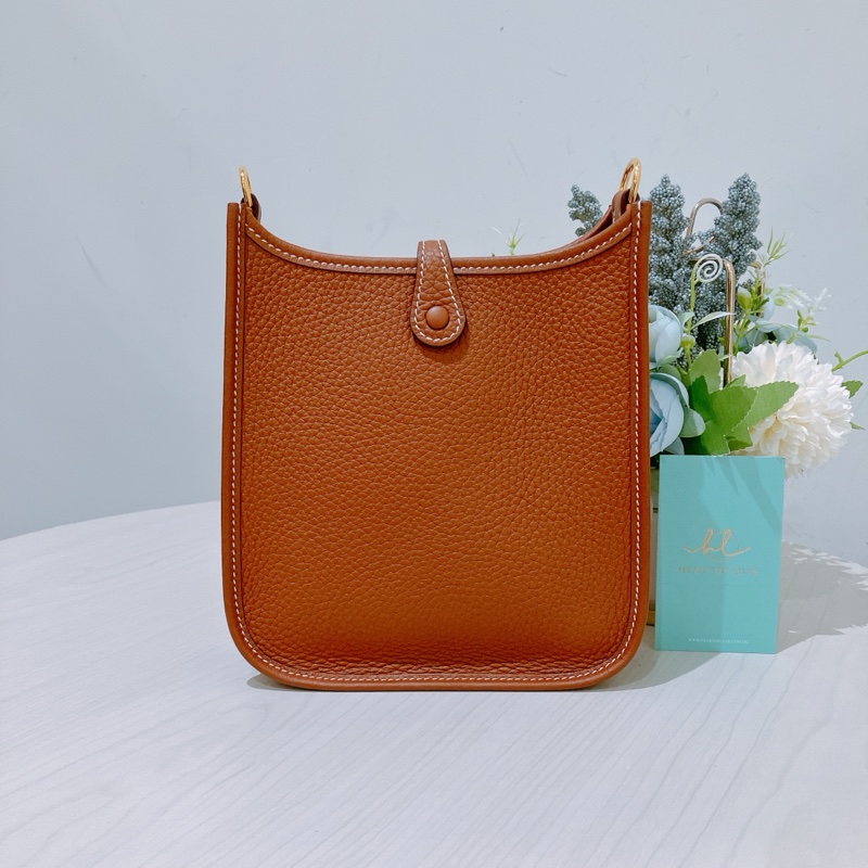 TK1830 HERMES 愛馬仕迷你依芙蓮肩帶包包MINI EVELYNE TC-1