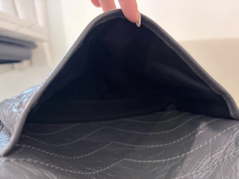 YSL Niki Medium Grey 聖羅蘭NIKI復古皮革中號 （灰色）-15
