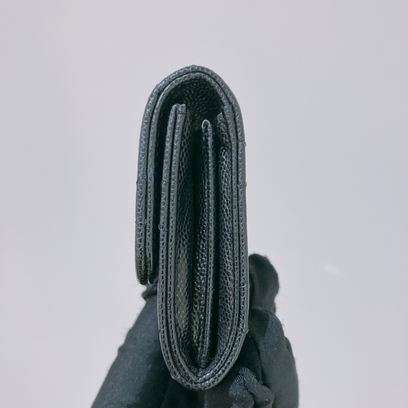 TK1832 CHANEL 香奈兒小號翻蓋式銀包SMALL FLAP WALLET IN BLACK GRAINED CALFSKIN-2