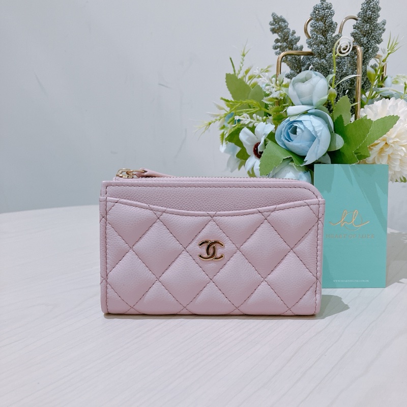 TK1833 CHANEL 香奈兒經典拉鍊多用途銀包ZIP COIN PURSE CAVIAR PURPLE CAVIAR-0