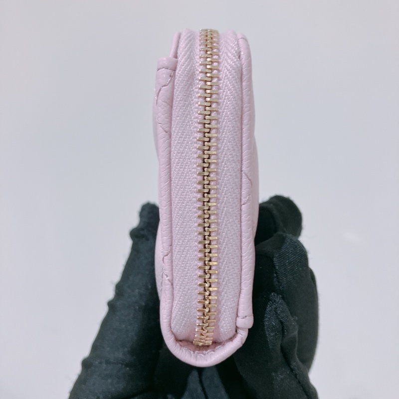 TK1833 CHANEL 香奈兒經典拉鍊多用途銀包ZIP COIN PURSE CAVIAR PURPLE CAVIAR-2