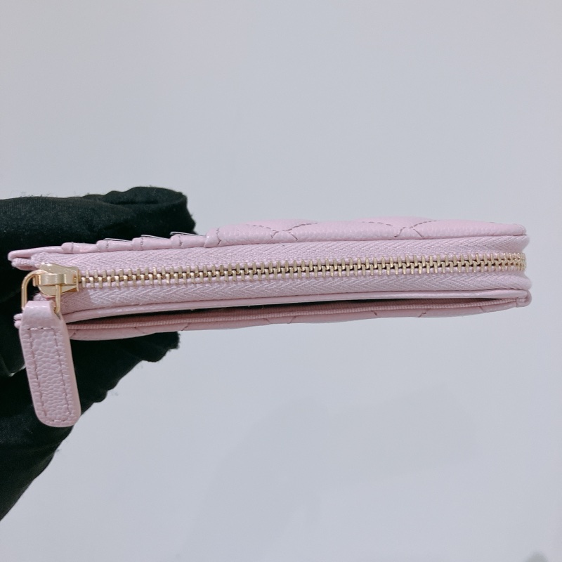 TK1833 CHANEL 香奈兒經典拉鍊多用途銀包ZIP COIN PURSE CAVIAR PURPLE CAVIAR-5