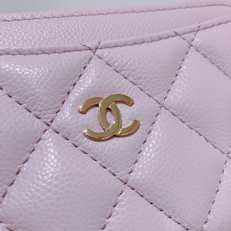 TK1833 CHANEL 香奈兒經典拉鍊多用途銀包ZIP COIN PURSE CAVIAR PURPLE CAVIAR-6
