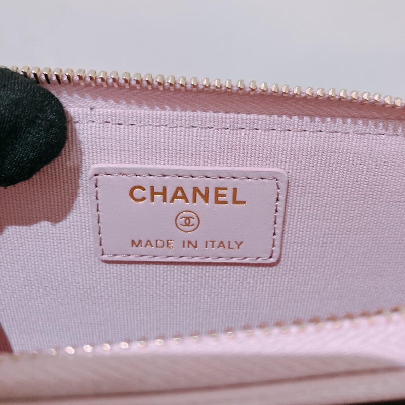 TK1833 CHANEL 香奈兒經典拉鍊多用途銀包ZIP COIN PURSE CAVIAR PURPLE CAVIAR-9