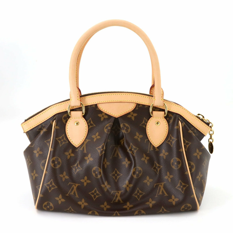 Louis Vuitton Monogram Tivoli PM 手提包,棕色,M40143,金色五金配件-2