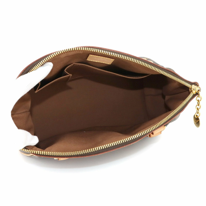 Louis Vuitton Monogram Tivoli PM 手提包,棕色,M40143,金色五金配件-6