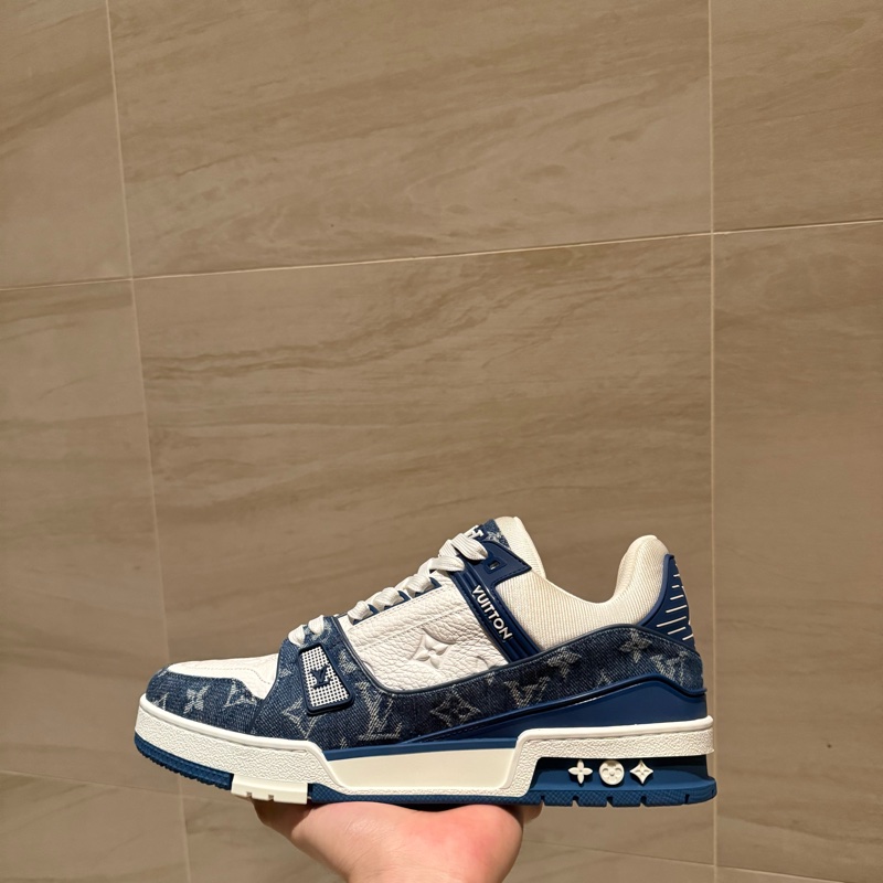 lv trainer 藍白 牛仔-0
