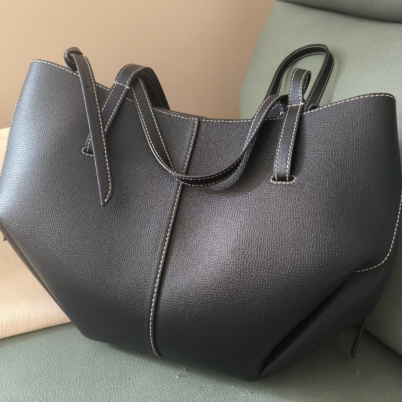Polene Quiet Luxury小衆品牌 少見的黑牛皮外縫白線 小號 small size-2
