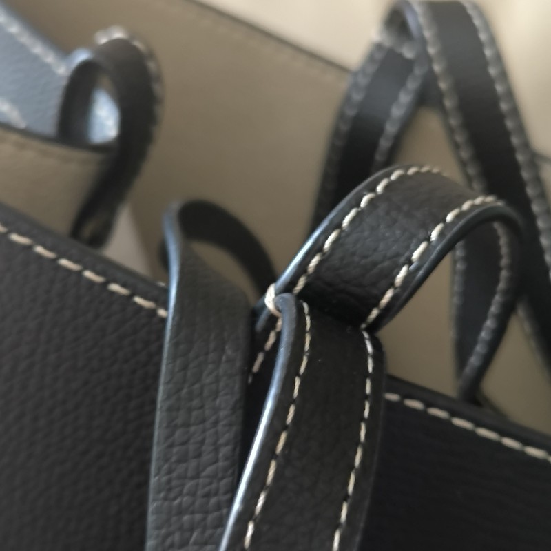 Polene Quiet Luxury小衆品牌 少見的黑牛皮外縫白線 小號 small size-13