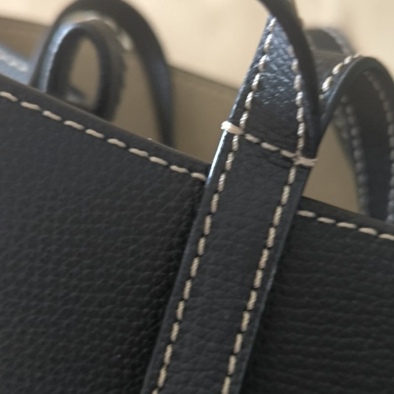 Polene Quiet Luxury小衆品牌 少見的黑牛皮外縫白線 小號 small size-14