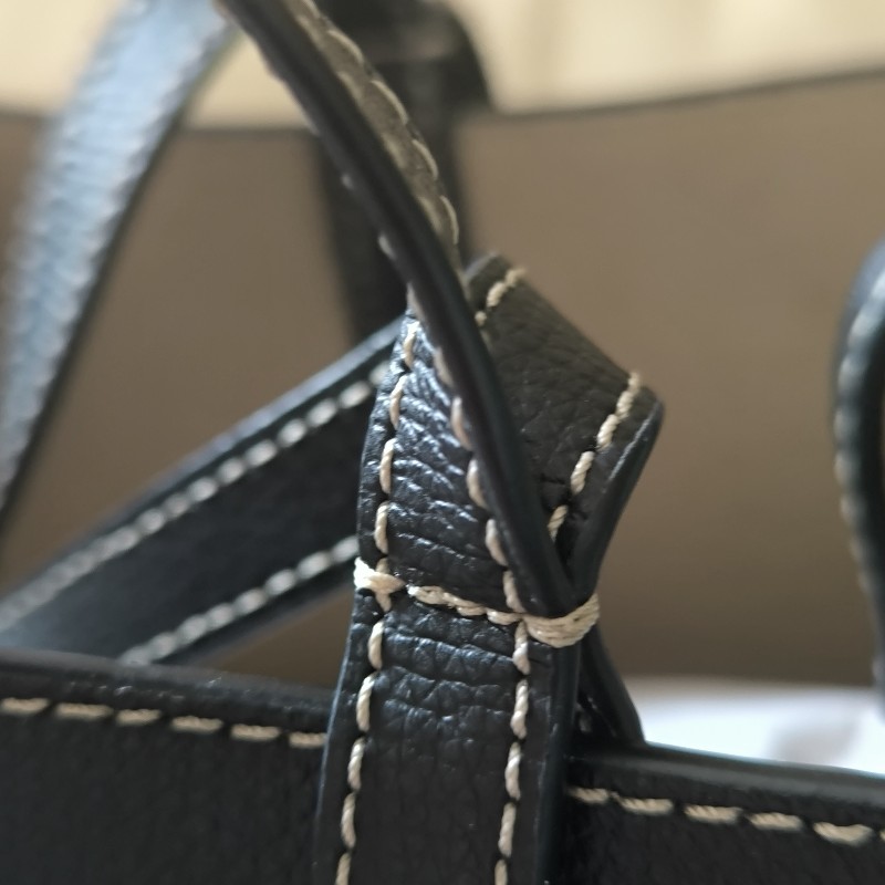 Polene Quiet Luxury小衆品牌 少見的黑牛皮外縫白線 小號 small size-17