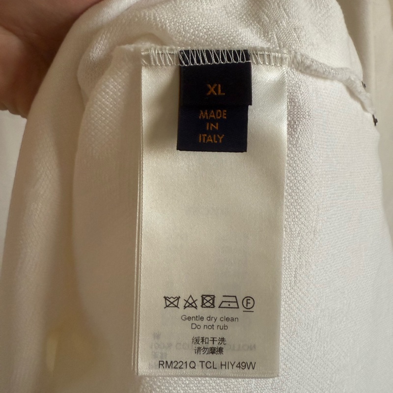 louis vuitton lv 暗紋滿印口袋短袖-3