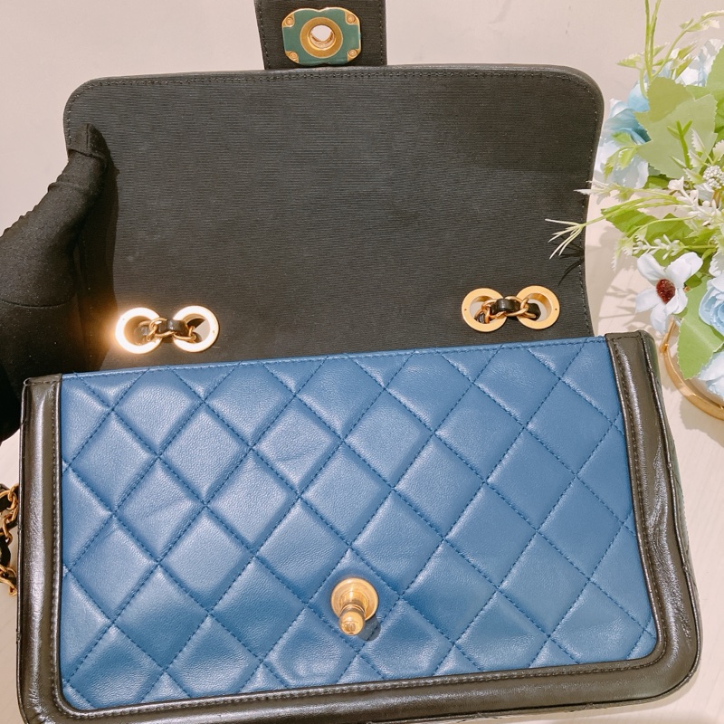 TK1834 CHANEL 香奈兒中號經典菱格翻蓋式鍊帶包包MEDIUM ELEGANT CC FLAP BAG-24