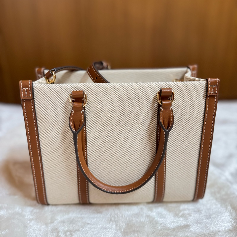 TORY BURCH BLAKE CANVAS SMALL TOTE TB 帆布托特包、肩背包、斜跨包、Tory Burch Perry Tote-1