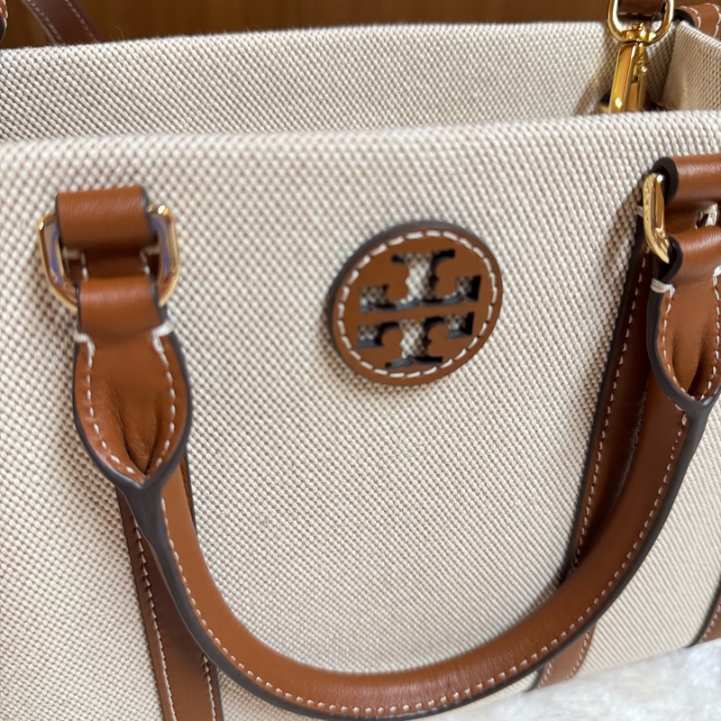 TORY BURCH BLAKE CANVAS SMALL TOTE TB 帆布托特包、肩背包、斜跨包、Tory Burch Perry Tote-4