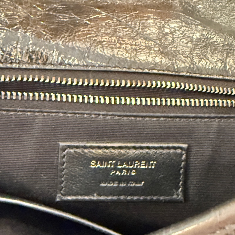 YSL 中號Nik 復古牛皮鏈包 專櫃正品-6