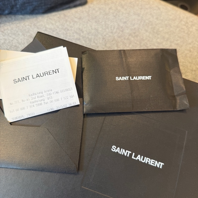 YSL 中號Nik 復古牛皮鏈包 專櫃正品-7