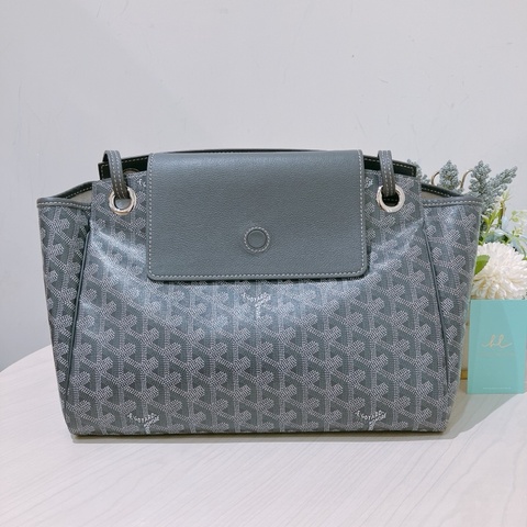 Tk1835 GOYARD 戈雅小號經典花紋加硬底肩帶包包ROUETTE SOUPLE CANVAS PM