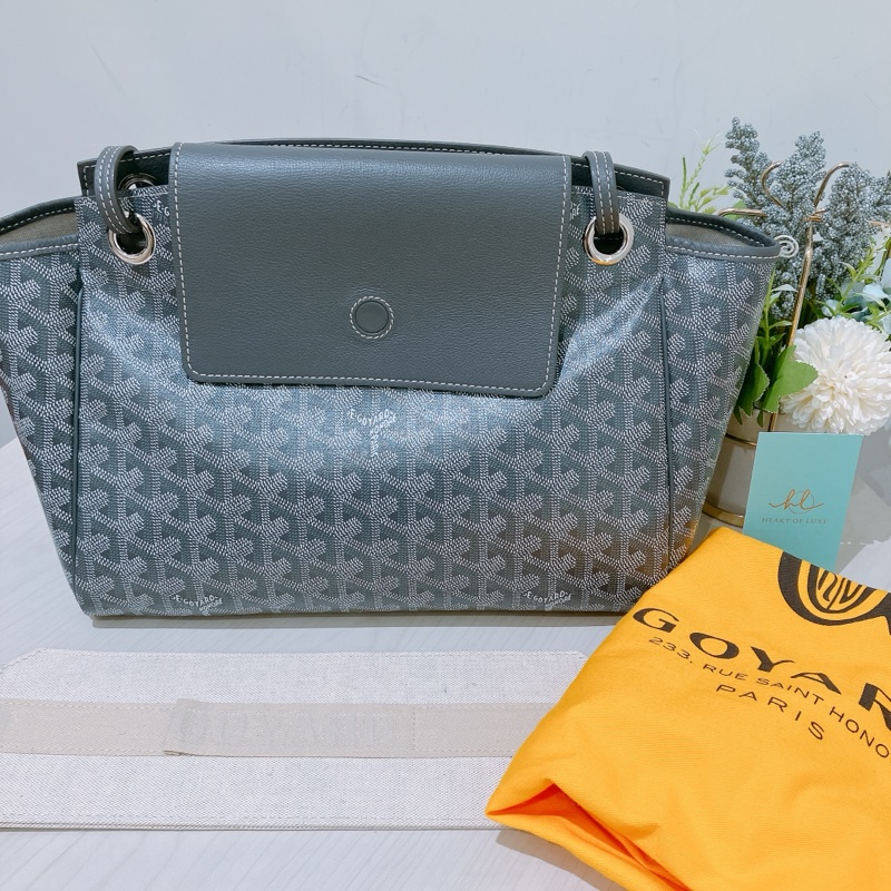 Tk1835 GOYARD 戈雅小號經典花紋加硬底肩帶包包ROUETTE SOUPLE CANVAS PM-10