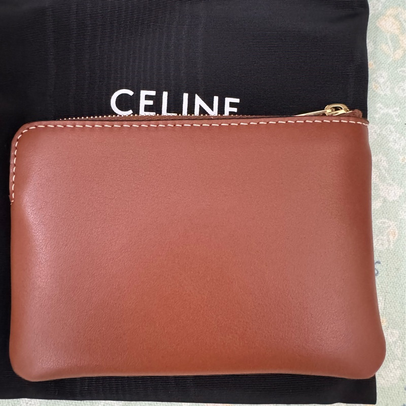 CELINE金棕零錢鑰匙包-16