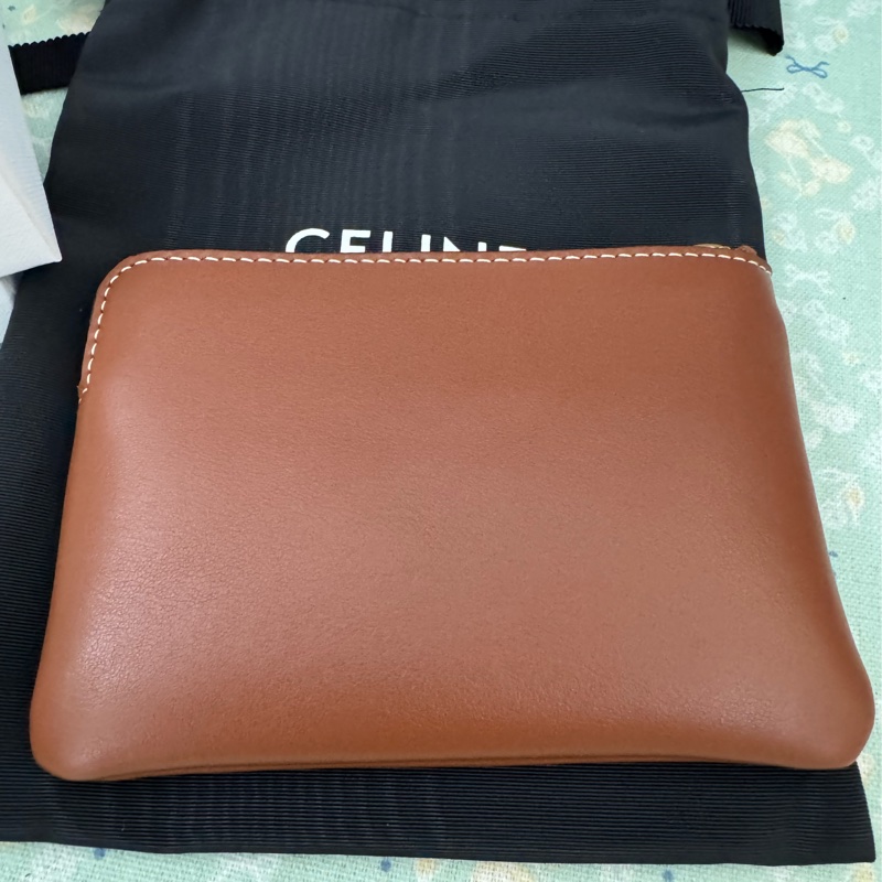 CELINE金棕零錢鑰匙包-17