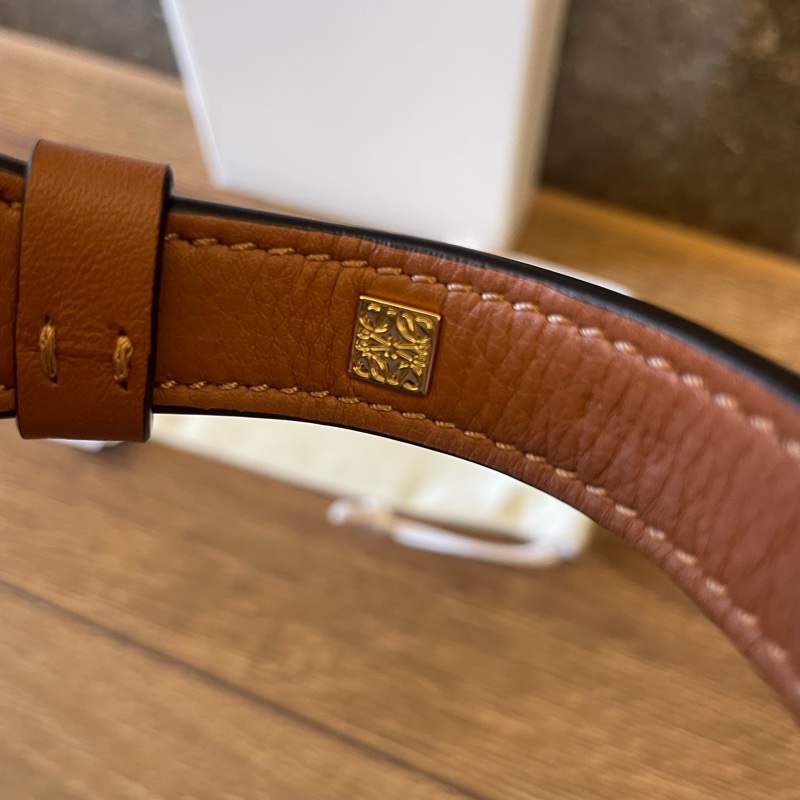 Loewe 皮質手提背帶-8