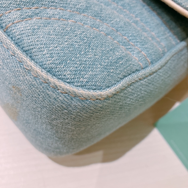 TK1836 GUCCI 古馳小號經典翻蓋式牛仔布鍊帶包包DENIM MATELASSE MIN PEARLY GG MARMONT SHOULDER BAG-25