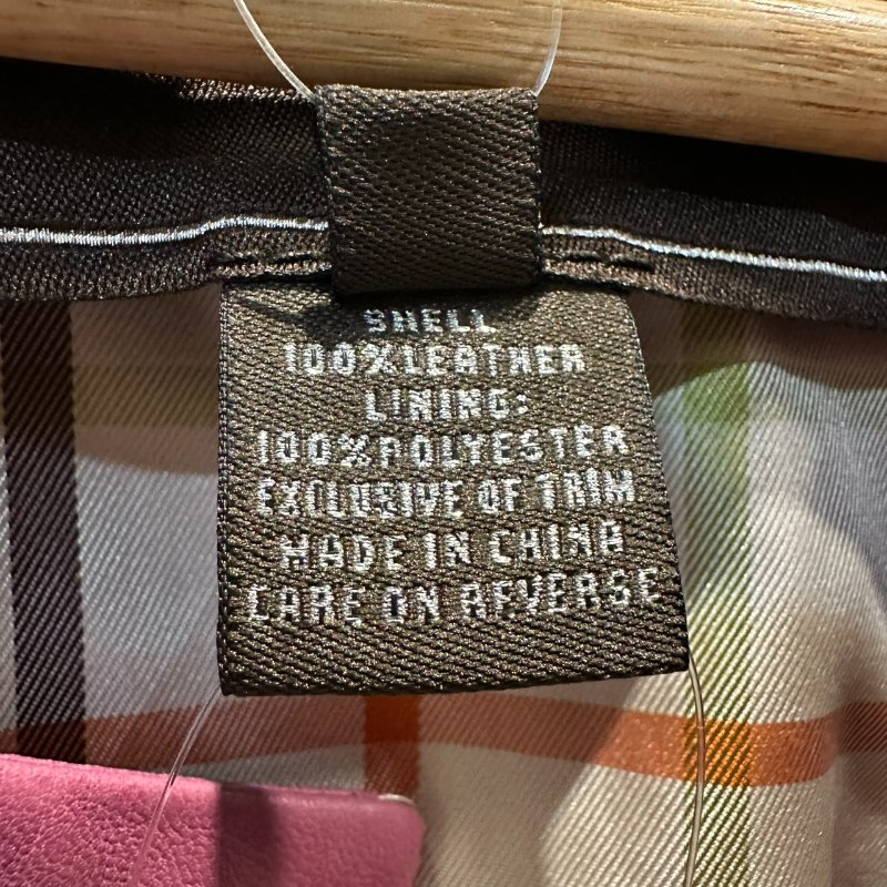 【美收精品】coach 紫色皮革短版外套 4-98【隔月月中將轉賣至日本 上架期限30天】-7