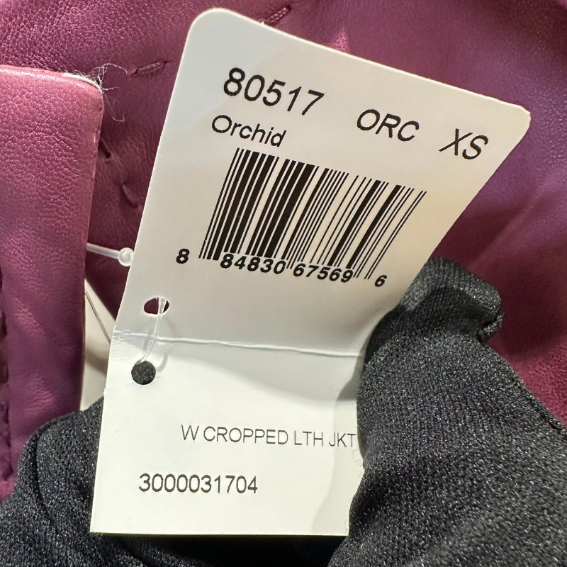 【美收精品】coach 紫色皮革短版外套 4-98【隔月月中將轉賣至日本 上架期限30天】-8