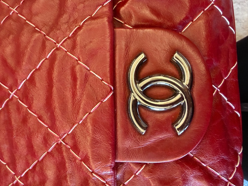 Chanel 2.55 Reissue Flap Bag – Aged Calfskin (皺摺小羊皮酒紅色)-26